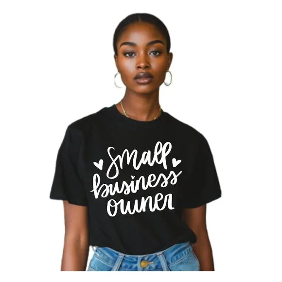 NEW | Small Business Owner Shirt & Tote Bundle- White - Picture 2 of 3